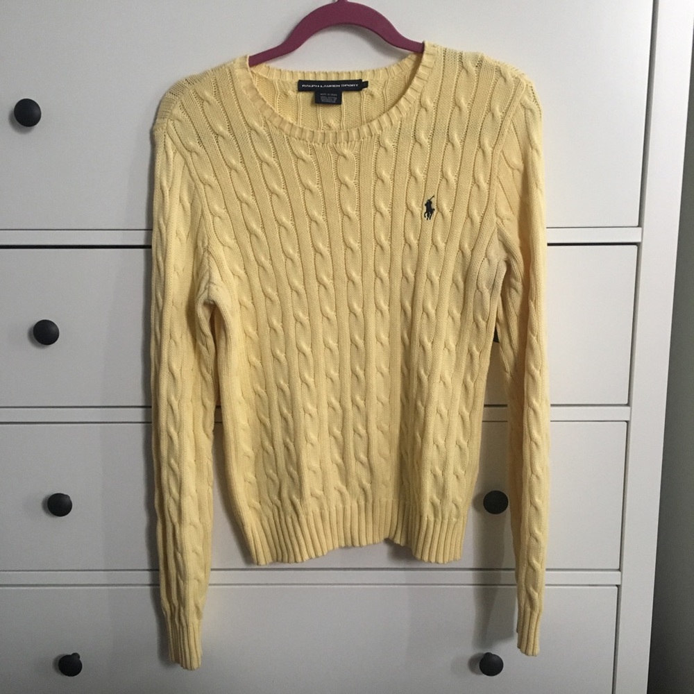 Ralph Lauren Sport Cotton Cable Knit Sweater